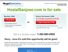 Tablet Screenshot of hostalsanjose.com
